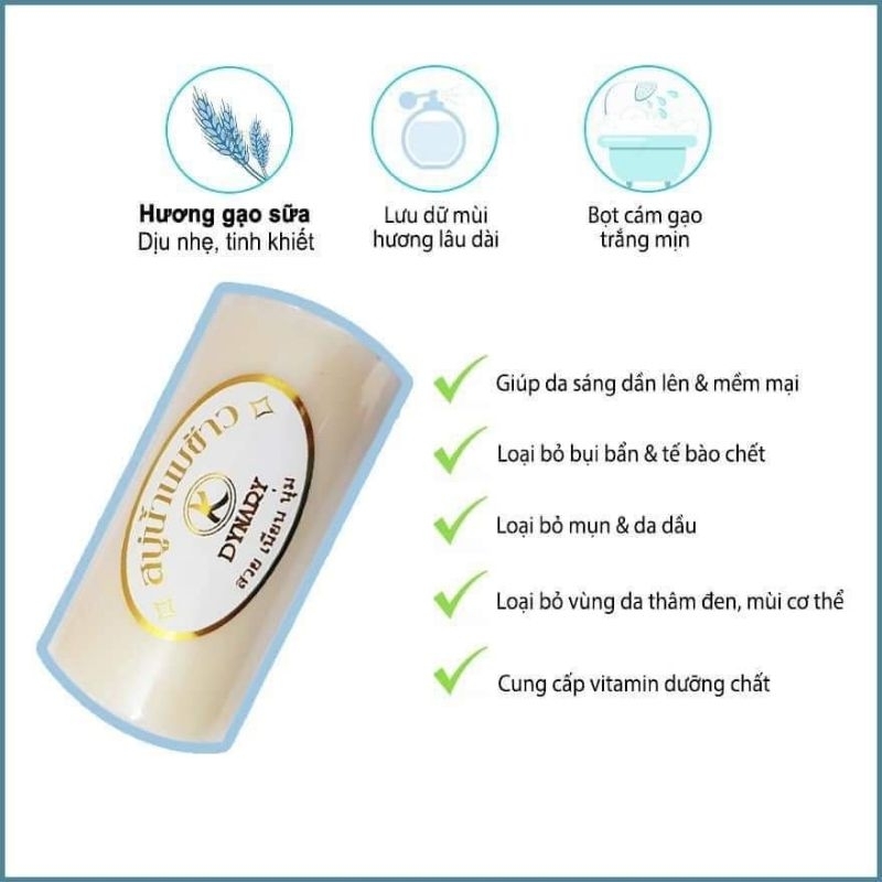 Soap xà phòng gạo Dynary Thái Lan
