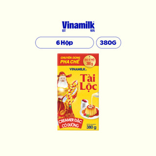 Bộ 6 hộp Creamer sữa đặc Tài Lộc - Hộp giấy 380g