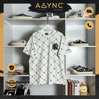 (Auth) Áo Thun New Era x MLB Yankees Monogram Ny Trắng CODE: 19500185 - 19500182 - Async Studio