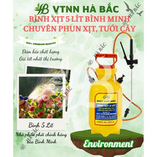  Bình Xịt 5 Lít Bình Minh BX4 Dùng Phun Tưới Dễ Sử Dụng -  Hàng chính hãng  