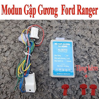 Tự động gập gương Ford Ranger/ BT50 tặng kèm 3 chân kẹp điện Có kỹ thuật viên hướng dẫn lắp đặt