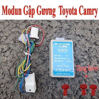 Tự động gập gương Toyota Camry 2006-2023 tặng kèm 3 chân kẹp điện Có kỹ thuật viên hướng dẫn lắp đặt