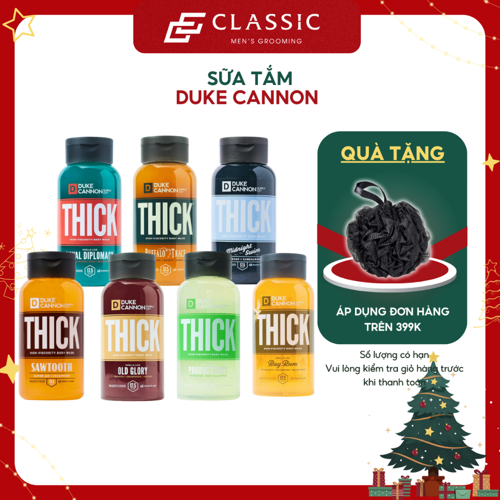 Sữa tắm Duke Cannon Thick High Viscosity Body Wash 517ml