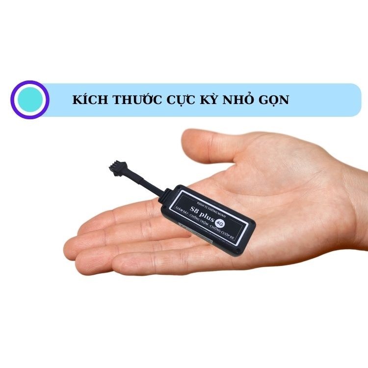 Định vị theo dõi xe máy, ô tô chip 4G độ chính xác cao tặng kèm sim 4G trọn gói 1 năm