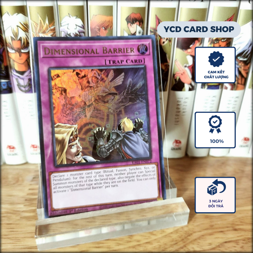 Thẻ bài Yugioh Chính Hãng  Dimensional Barrier