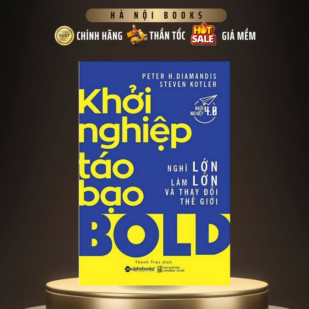 Sách - Khởi nghiệp táo bạo (AlphaBooks)