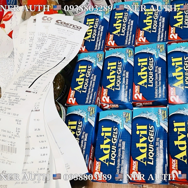 Advil Liqui Gels 240v của Mỹ