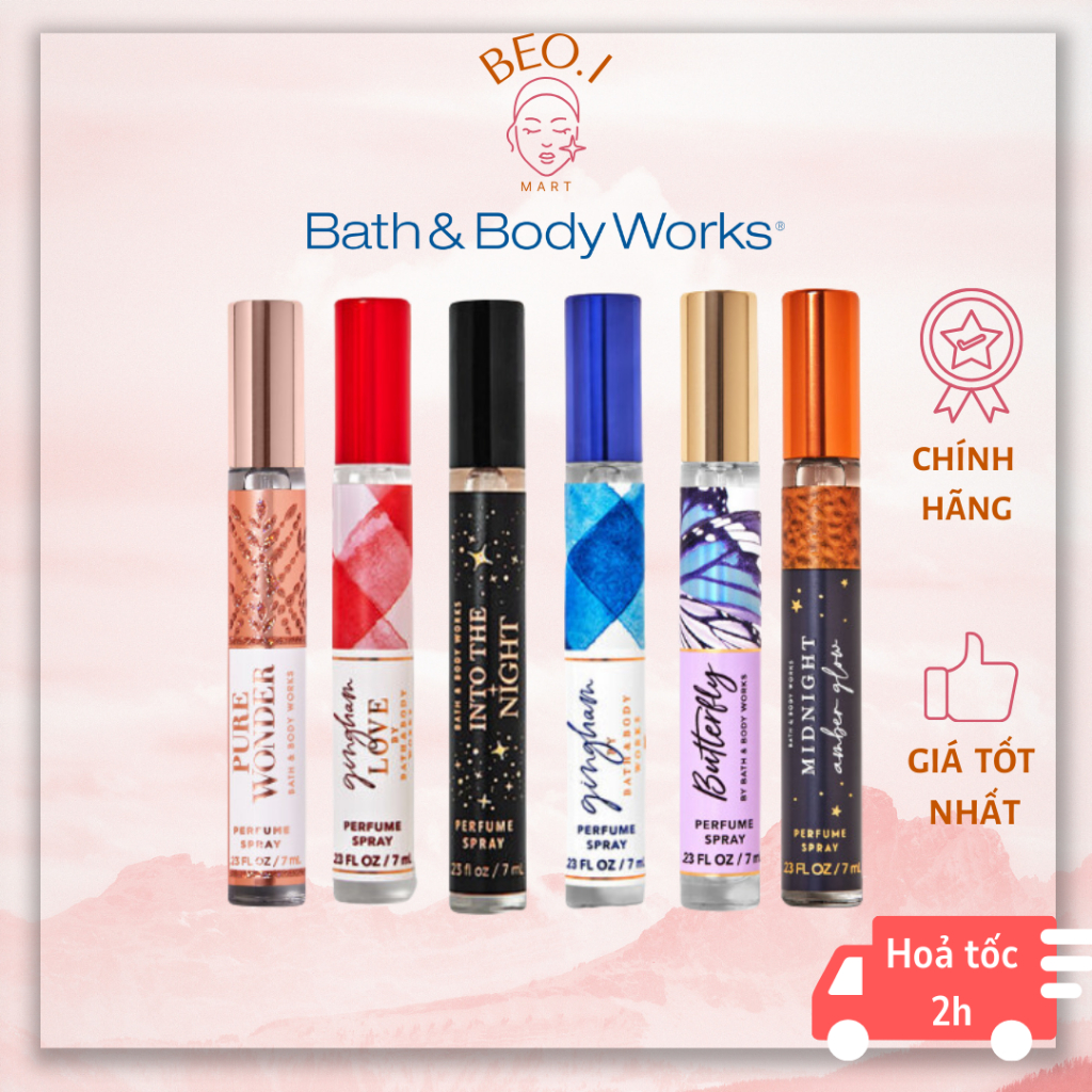 (CHIẾT 10ml) Xịt thơm Body mistBath & Body Works 10mL đủ mùi (chai thuỷ tinh) - Beoi Mart