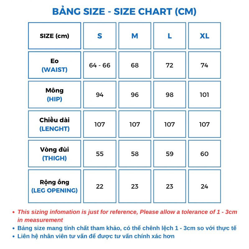 Quần Jeans Nữ Dài 107cm Form Basic màu Xanh Denim Đai Nút nybyny