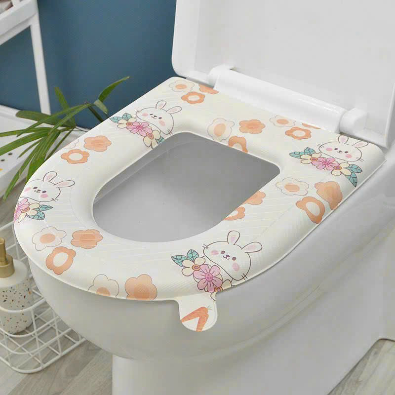 Lót Bồn Cầu Chất Liệu Eva Mềm Mại Chống Thấm Nước Tiện Dụng Trong Mùa Đông Nhiều Mẫu Tùy Chọn