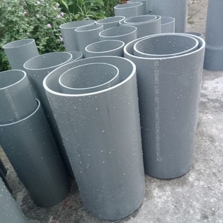 Ống nhựa PVC size 250mm (cắt thành đoạn dài 0,5m)