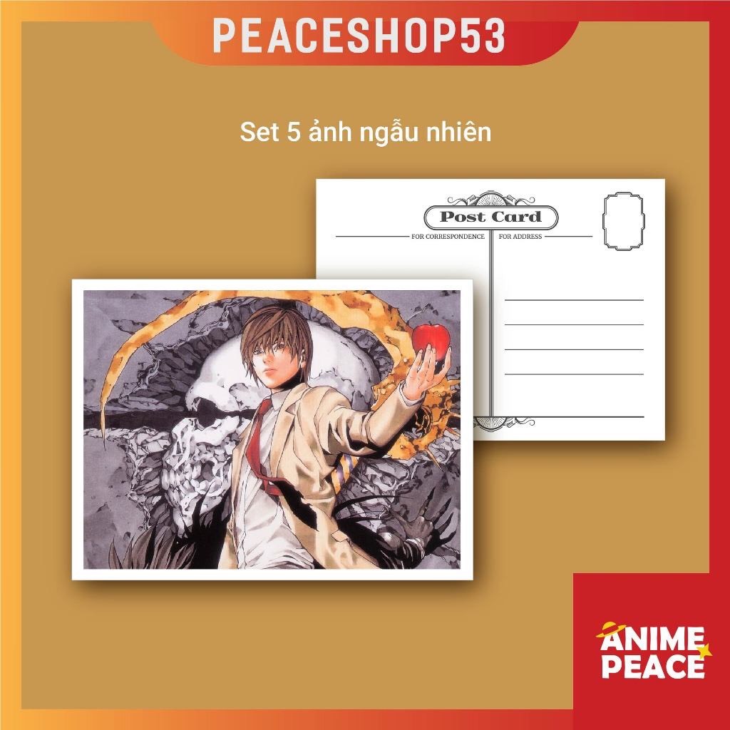 Set 5 Ảnh Postcard ngẫu nhiên Anime Manga One Piece Hatsune Miku Genshin …Postcard Quà Tặng Trang Trí Anime Manga PC01