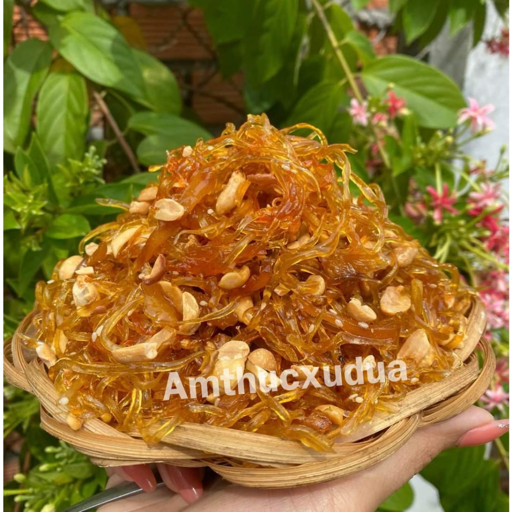 ( VỊ QUÊ) 500GR MỨT GỪNG SỢI DẺO - ĐẶC SẢN BẾN TRE SHOP