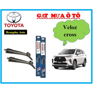 Gạt Mưa Xe TOYOTA Veloz cross Thương Hiệu BOSCH Aerofit Lưỡi Silicone Cao Cấp-GIÁ 1 CẶP