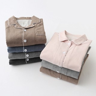  Bộ Đồ Ngủ Thu Đông MU.JI trơn 