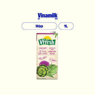 Trà atisô ít đường Vfresh - Hộp 1L