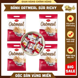 Combo 4 túi kẹo yến mạch sữa Richy 250g,Oatmeal sữa