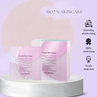Mặt nạ thạch anh celderma crystal skin mask hộp 𝟏𝟎 𝐌𝐢𝐞̂́𝐧𝐠