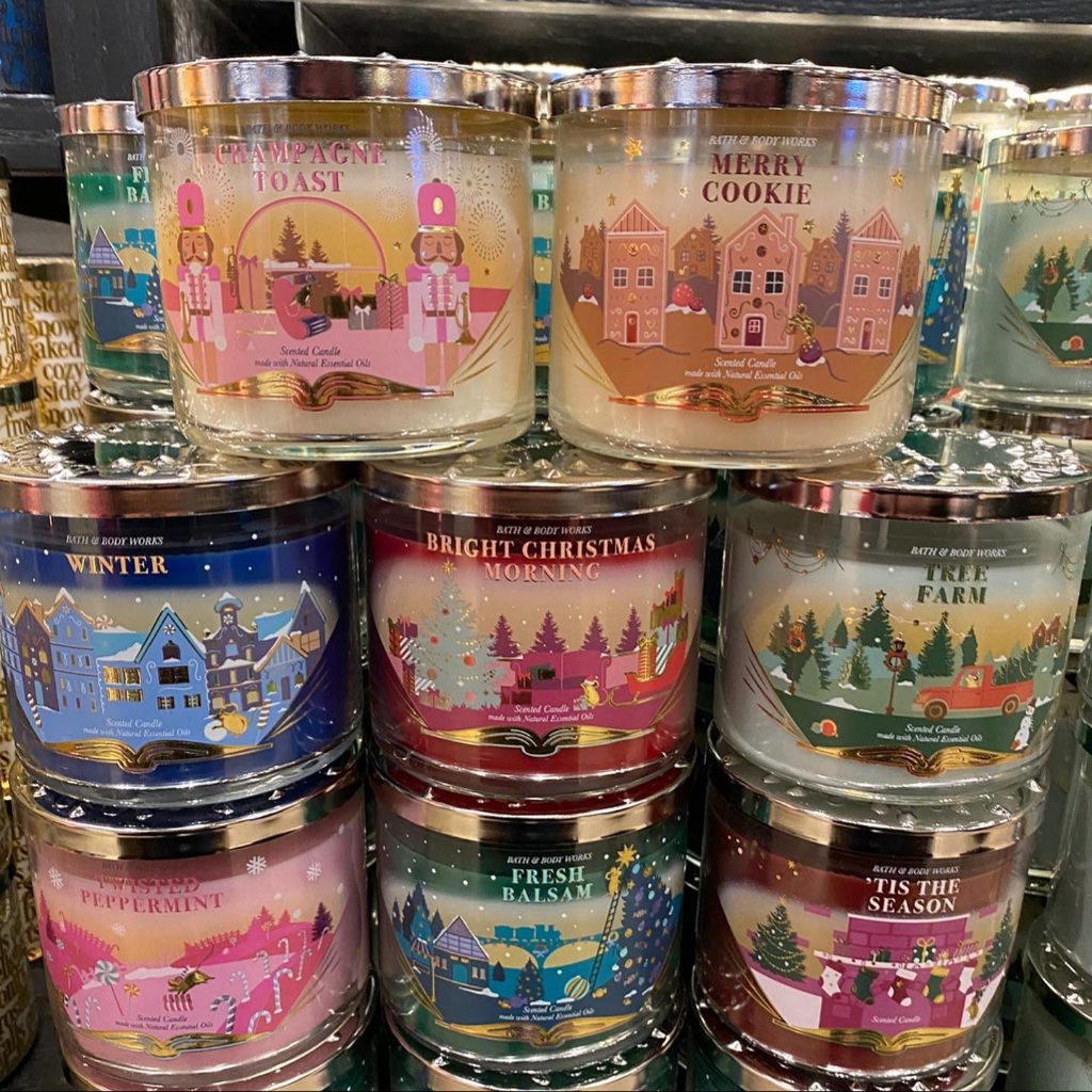 NẾN THƠM 3 BẤC BATH & BODY WORKS NHIỀU MÙI