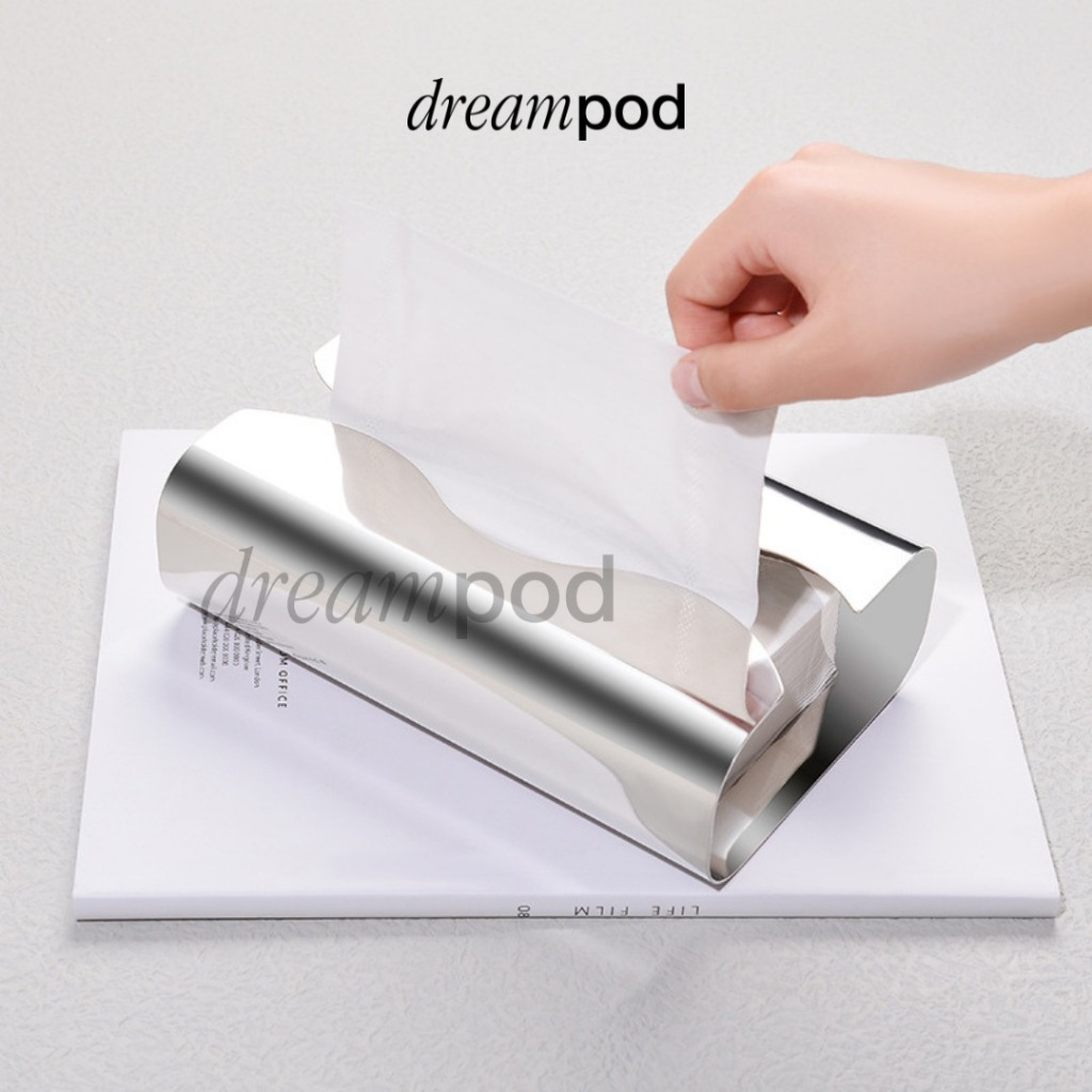 Dreampod SS Stylized Tissue Box/ Hộp khăn giấy cách điệu INOX304