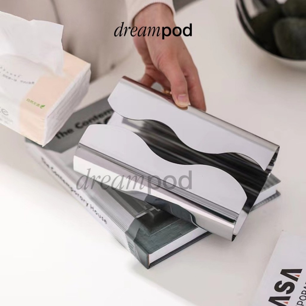 Dreampod SS Stylized Tissue Box/ Hộp khăn giấy cách điệu INOX304