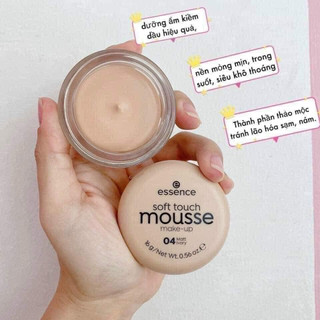 [HOT] Phấn tươi Đức Essence Soft Touch Mousse màu 04 mỏng mịn giữ ẩm cho da