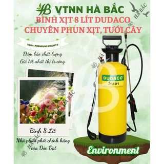 Bình xịt 8 lít dudaco, dùng phun tưới, bền, nhỏ gọn, tiện lợi -