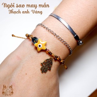 🧿NGÔI SAO MAY MẮN🧿 -Vòng tay handmade thiết kế xinh xắn, vòng tay thắt dây thủ công theo chủ đề ngôi sao,may mắn học tập
