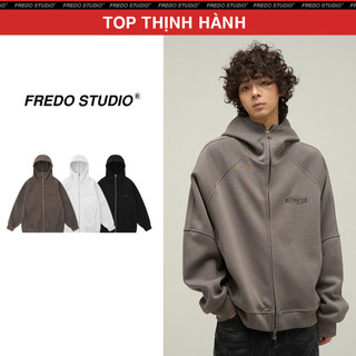 Áo Nỉ Hoodie Boxy Mũ To Siêu Ấm, Áo Hoodie Zip Dày Dặn Cá Tính Nam Nữ Mùa Đông 2023