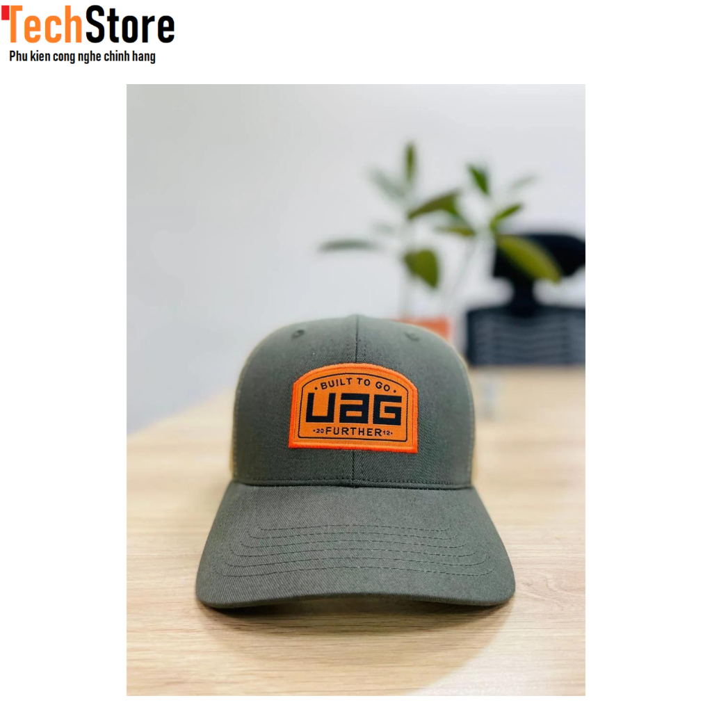 Mũ lưỡi trai UAG - Logo thêu - Màu Elemental Green - Nón UAG