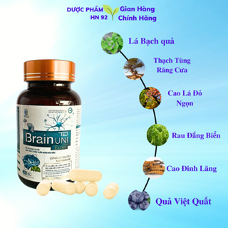 Viên Uống Bổ não Brain Uni, Giúp tăng cường tuần hoàn não