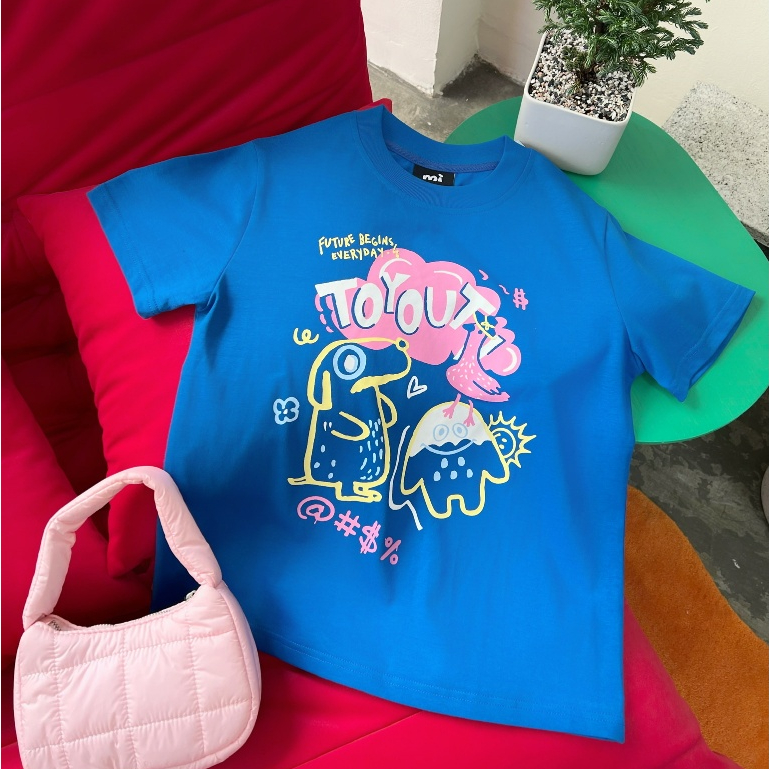 MÌ - ÁO THUN IN HỌA TIẾT HOẠT HÌNH - BESTIE BABY TEE