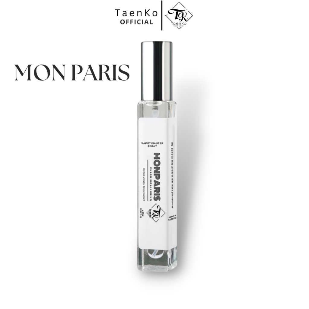 Nước hoa nữ TaenKo Mon Paris lôi cuốn, sang trọng lưu hương lâu gây thương nhớ cho người khác dạng xịt 10mL