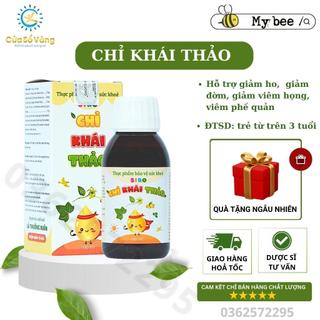 Chỉ Khái Thảo Cửa Sổ Vàng hỗ trợ giảm ho, giảm đờm do viêm họng, viêm phế quản - MyBee