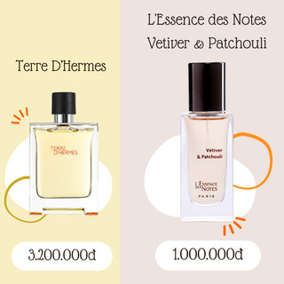 Nước Hoa L'Essence des Notes Pháp EDP Mùi Vetiver & Patchouli