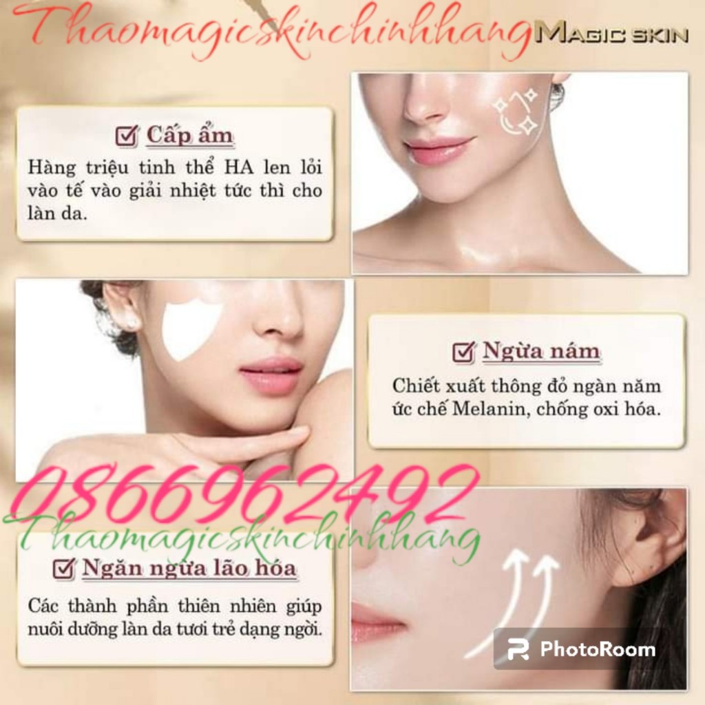 Xịt Bay Nám Tế Bào Gốc MAGIC SKIN Miracle Watare EGF Melasma Mist Plus MAGIC SKIN