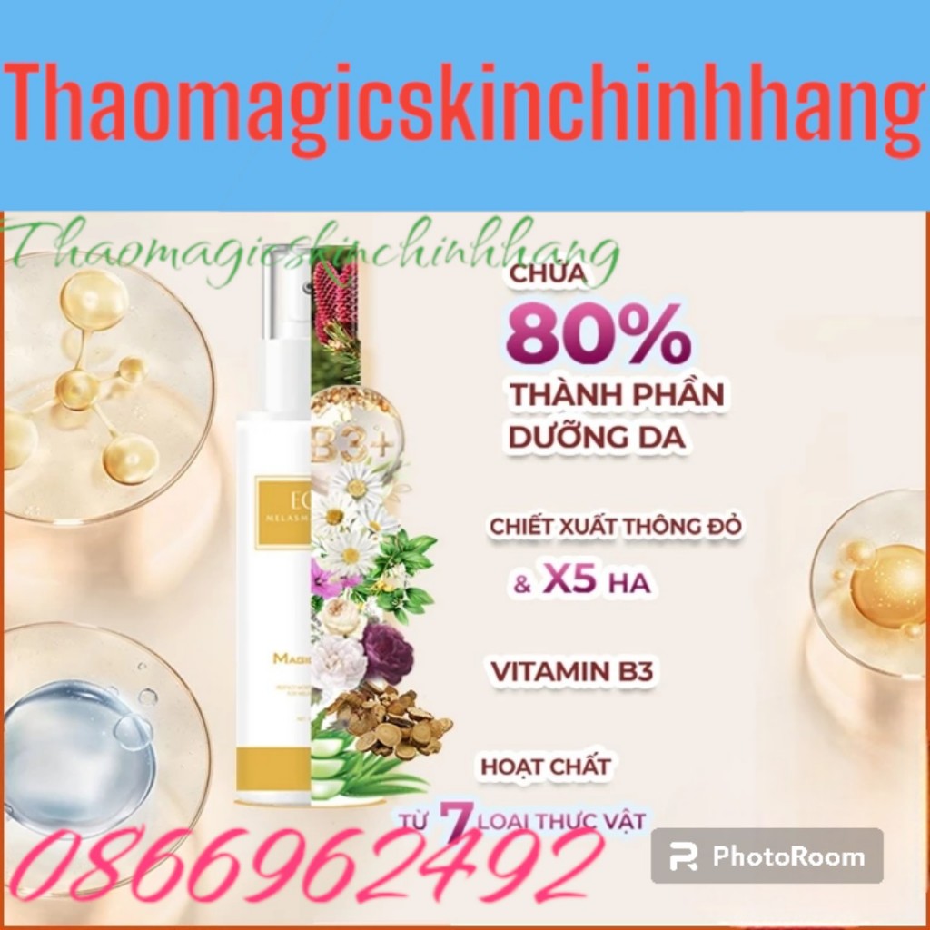 Xịt Bay Nám Tế Bào Gốc MAGIC SKIN Miracle Watare EGF Melasma Mist Plus MAGIC SKIN