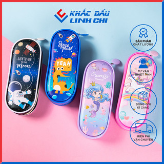 Hộp bút (bóp) đựng đồ dùng học tập cho học sinh khắc tên theo yêu cầu