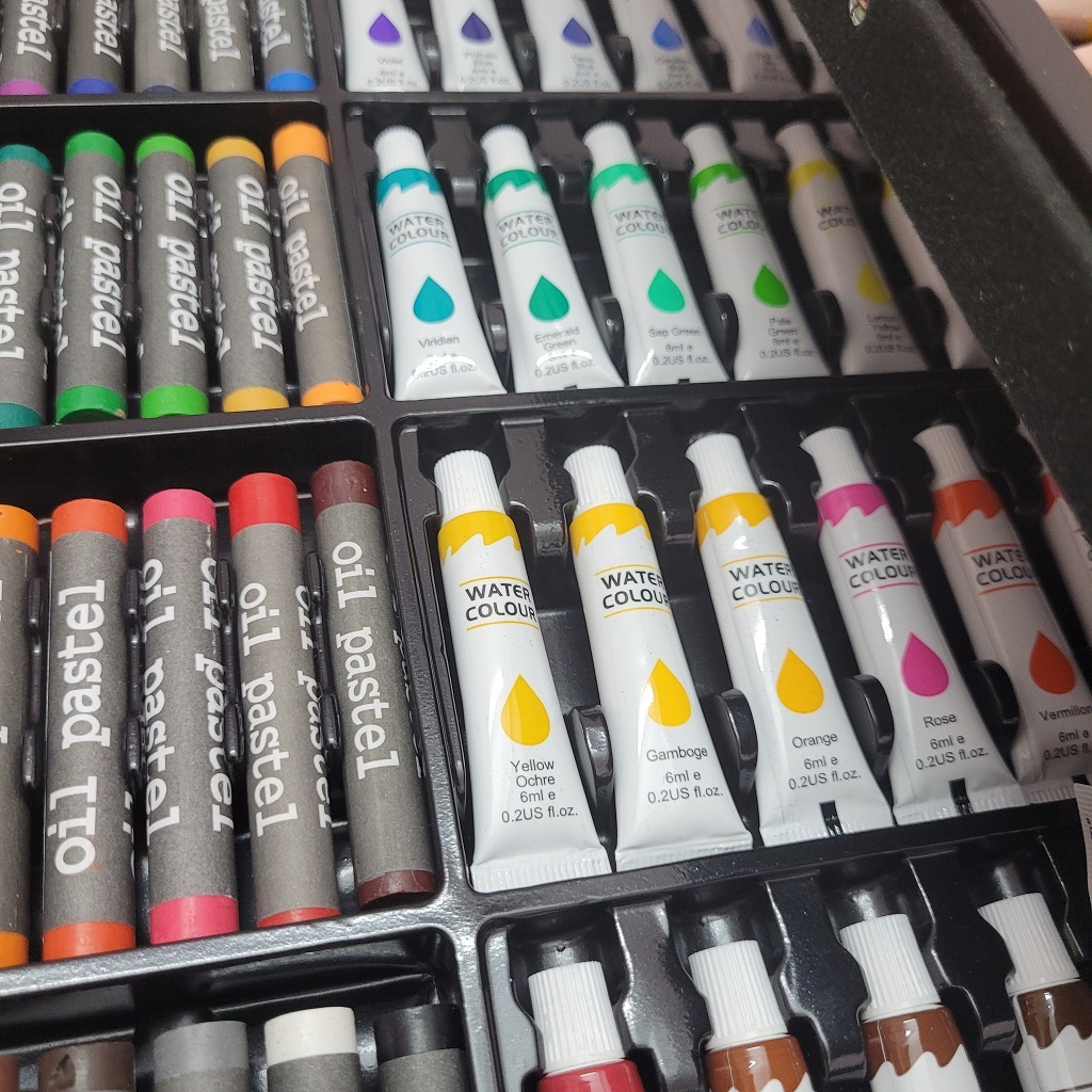 Bút Màu Cho Bé Quà Sinh Nhật Cho Bé Gái Hộp Màu 150 Chi Tiết Quà Cho Bé Gái 12 Tuổi Màu Nước Màu Acrylic Màu Chì Màu Sáp