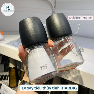 Lọ xay tiêu thủy tinh ihardig - chính hãng ikea