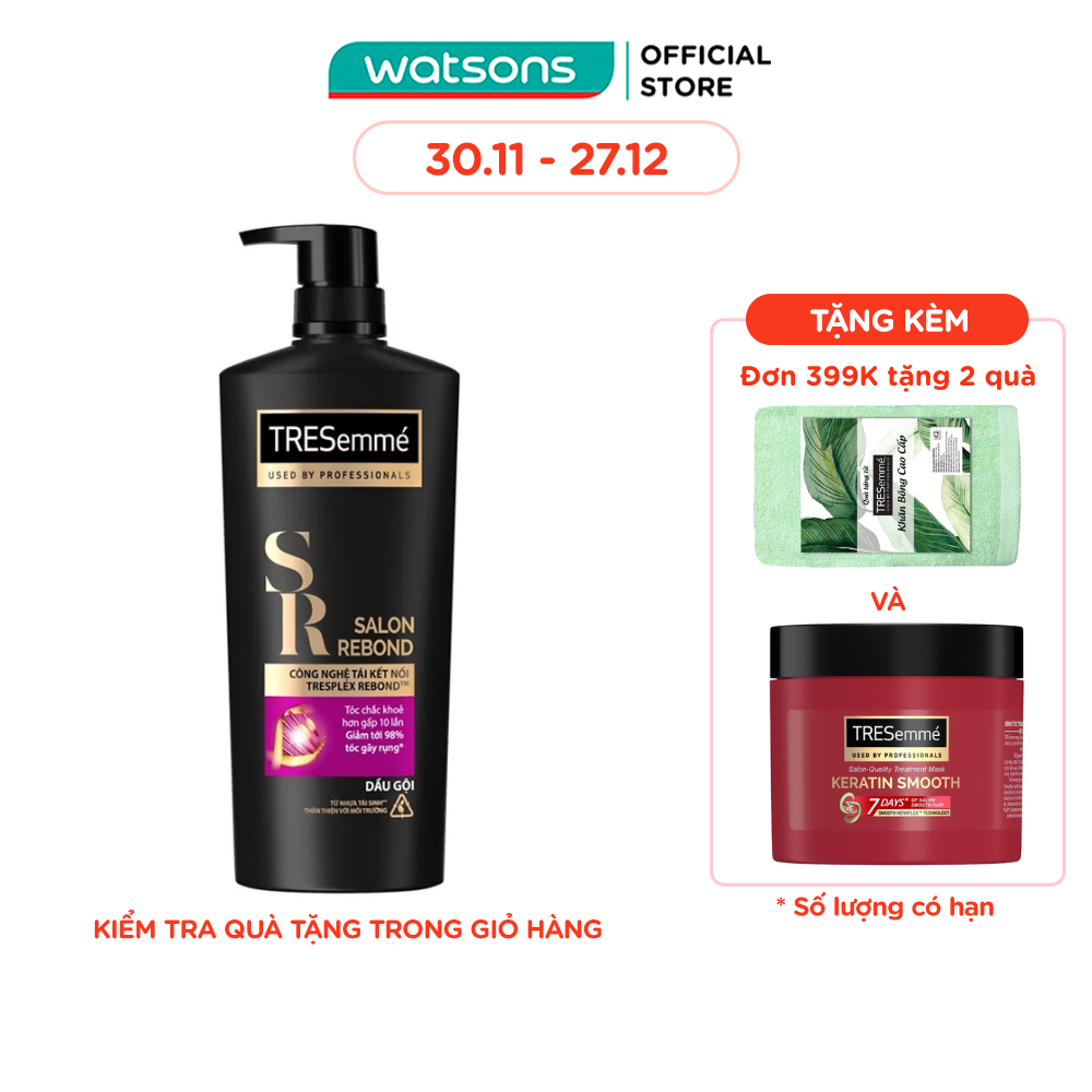 Dầu Gội Tresemmé Salon Rebond 480g(466ml)