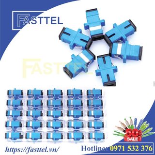 Đầu nối quang Adapter chuẩn SC vỉ 50 cái