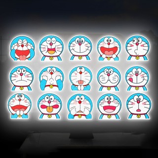 Sticker phản quang Doraemon dán xe dễ thương cute TooYoo BK00644
