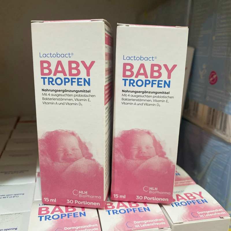 Men vi sinh đa chủng Lactobact Baby Tropfen Đức 15ml cho bé
