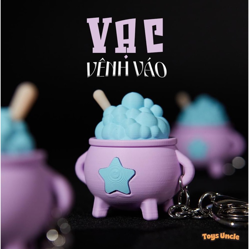 VẠC VÊNH VÁO- Móc khoá nồi pháp thuật thiết kế in 3D- Thiết kể bởi TOYS UNCLE