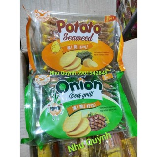 Bánh hành tây onion beef grill 2in1 bọc 300g loại ngon