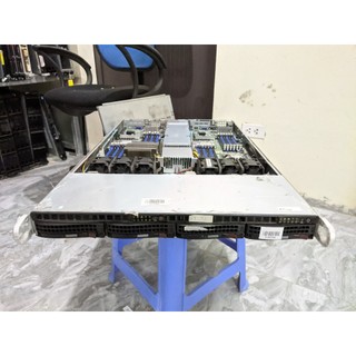 Máy chủ Supermicro Rack 1U X8DTT-F, Dual CPU socket 1366 chipset X58, 2 máy Dual CPU độc lập trong cùng 1 thân vỏ