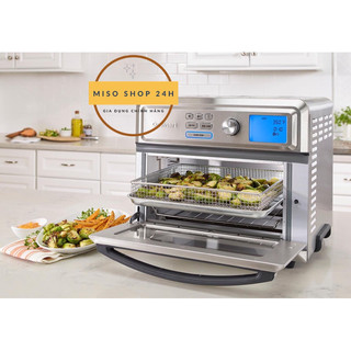 Lò chiên nướng không dầu bản digital màn hình led Cuisinart Toa-65HK, 17 lít, 1630W| Cuisinart Digital Airfryer TOA-65HK