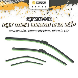 Cần Gạt Mưa Ô Tô Silicone Loại Thân Mềm Không Xương Siêu Sạch Phù Hợp Với Mọi Loại Xe