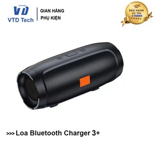 Loa bluetooth mini charge 3+, kết nối bluetooth, khe cắm thẻ nhớ - vtd tech